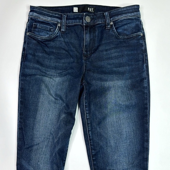 KUT Connie Ankle Skinny Dark Wash Jeans Size 6 - Picture 2 of 10